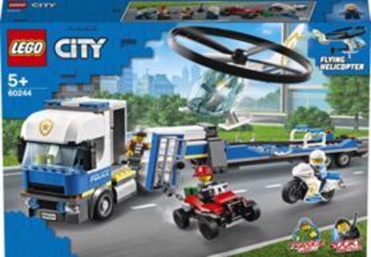 LEGO® City 60244 Přeprava policejního vrtulníku LEGO