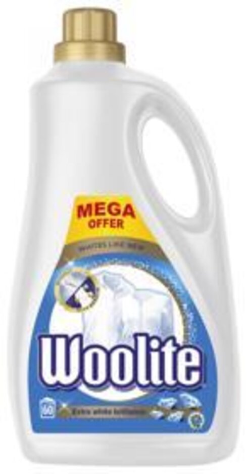 WOOLITE Extra White Brillance 3.6 l (60 dávek) - prací gel Woolite