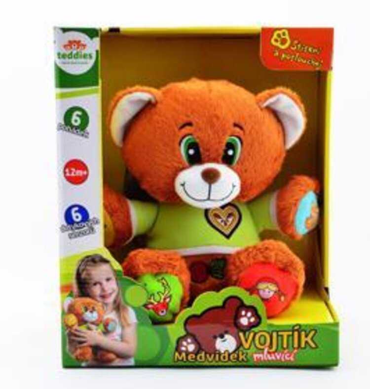 TEDDIES Medvěd Vojtík pohádkový česky mluvící Teddies