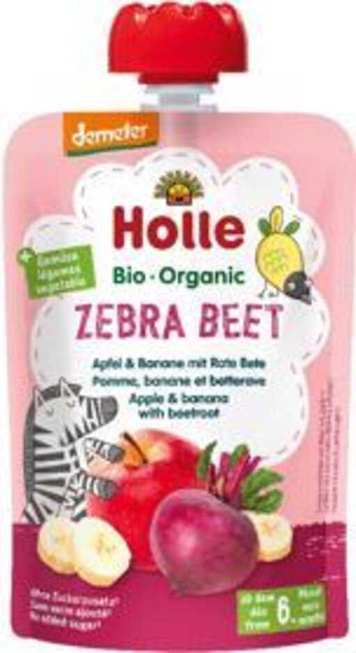 HOLLE Zebra Beet Bio ovocné pyré jablko