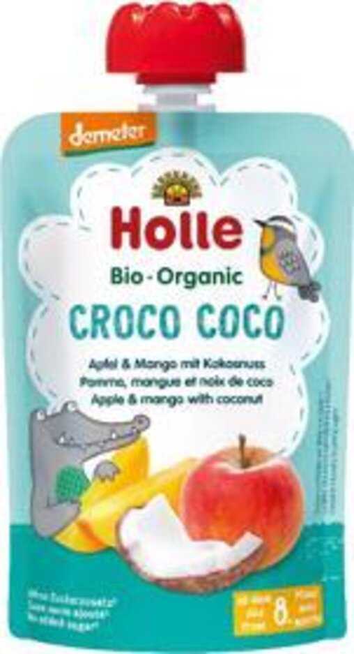 HOLLE Croco Coco Bio ovocné pyré jablko