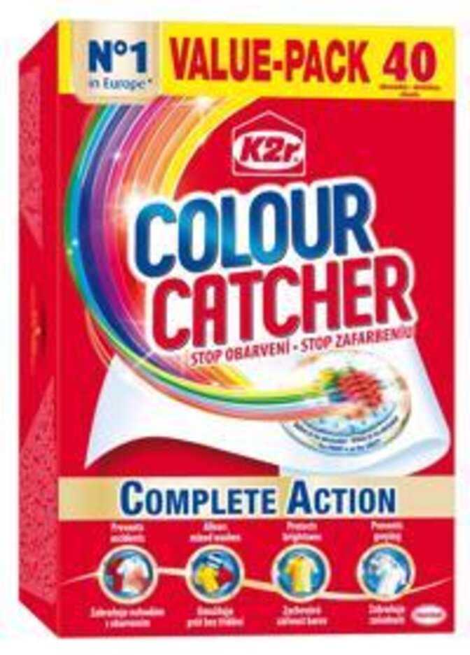 K2R Colour Catcher 40 ks - ubrousky proti obarvení prádla K2r