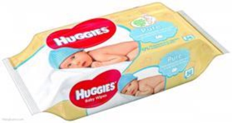 HUGGIES Single Pure 56 ks - vlhčené ubrousky Huggies