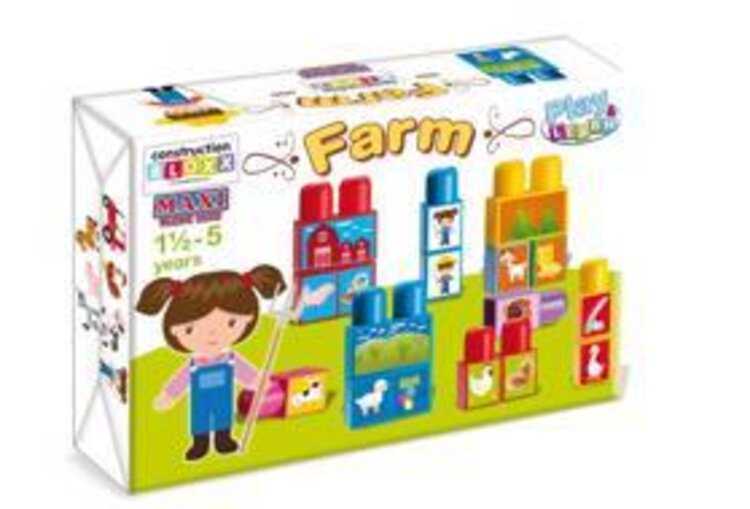 ALLTOYS Kostky Farma maxi Alltoys