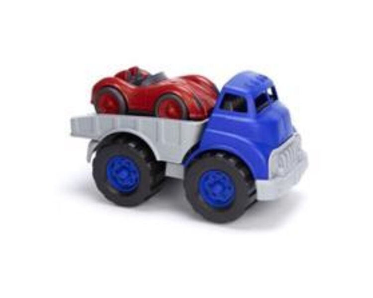 GREEN TOYS Auto nákladní se závodním autem Green Toys