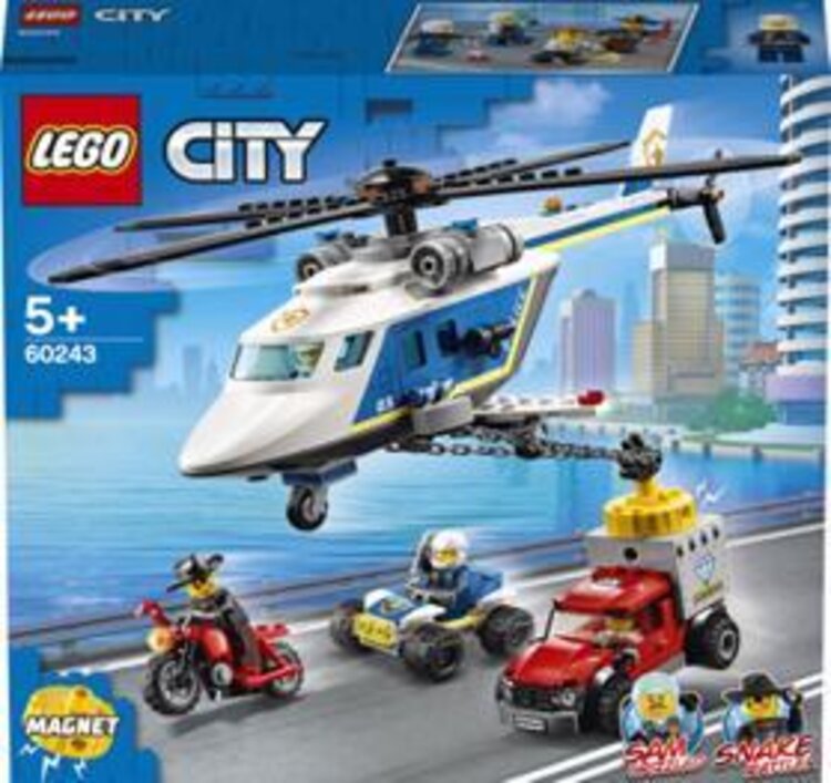 LEGO® City 60243 Pronásledování s policejní helikoptérou LEGO