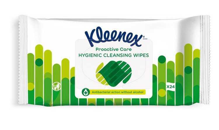 KLEENEX Antibakteriální vlhčené ubrousky 24 ks Kleenex