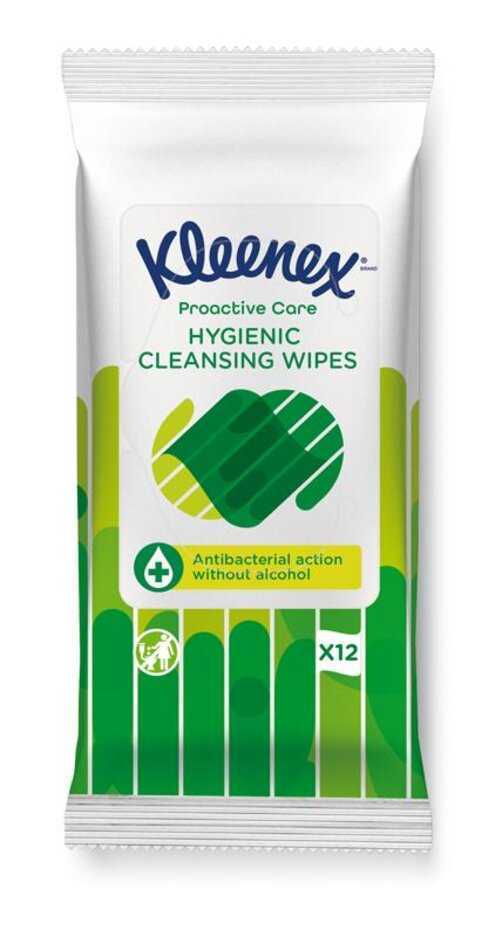 KLEENEX Antibakteriální vlhčené ubrousky 12 ks Kleenex