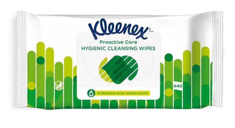 KLEENEX Antibakteriální vlhčené ubrousky 40 ks Kleenex
