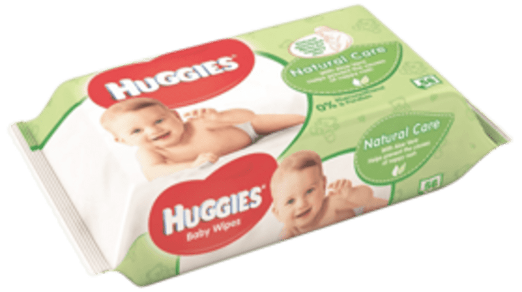 HUGGIES Single Natural Care 56 ks - vlhčené ubrousky Huggies