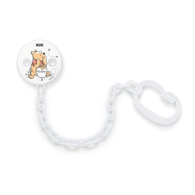 NUK Řetízek na dudlík Disney MEDVÍDEK PÚ (bílý) Nuk