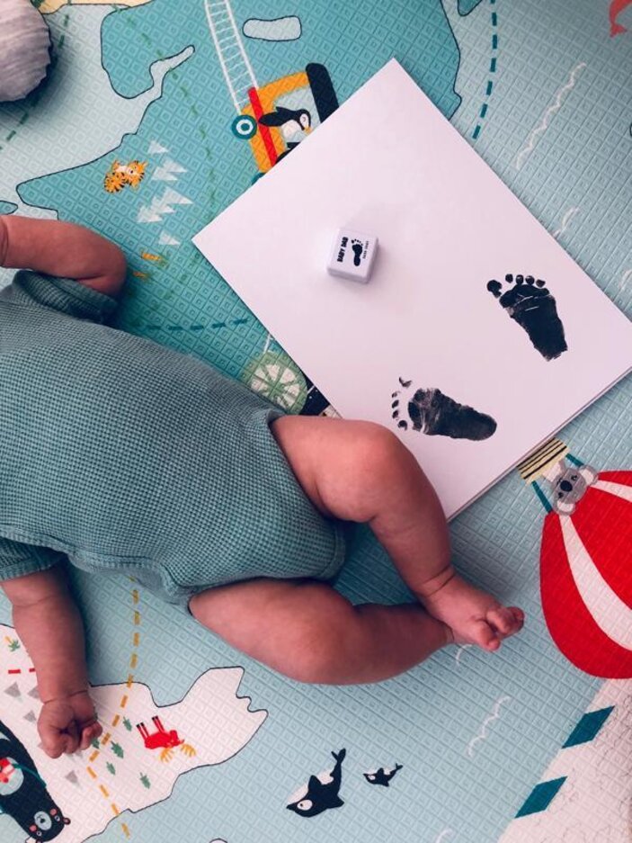 Baby Dab Barva na dětské otisky Fialová Baby Dab