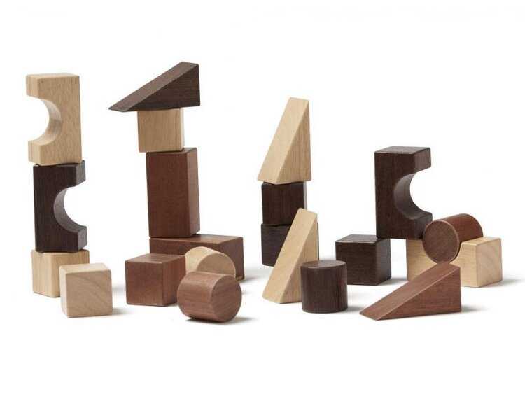 KIDS CONCEPT Kostky dřevěné 21 ks Neo Kids Concept