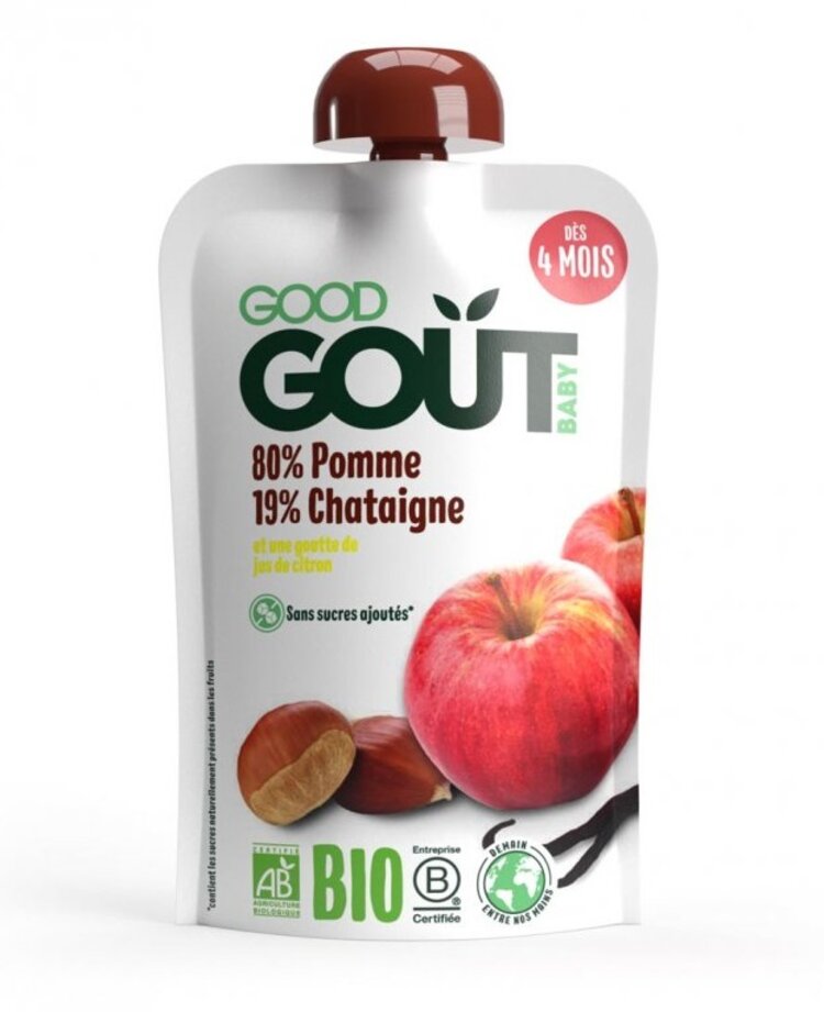 EXP 11.08.2022 GOOD GOUT Jablko s kaštanem a vanilkou 120 g Good Gout