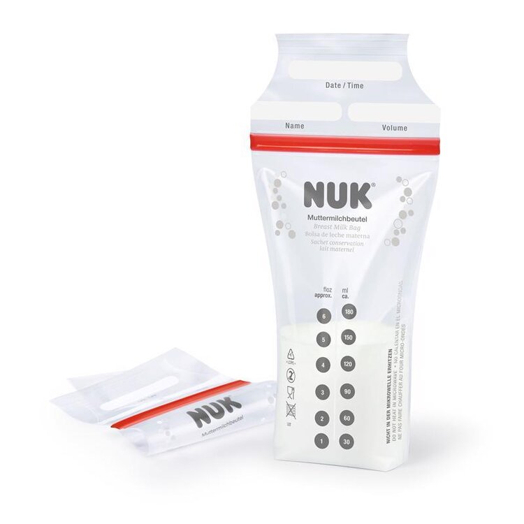 NUK Sáčky na mateřské mléko 180 ml 25 ks Nuk
