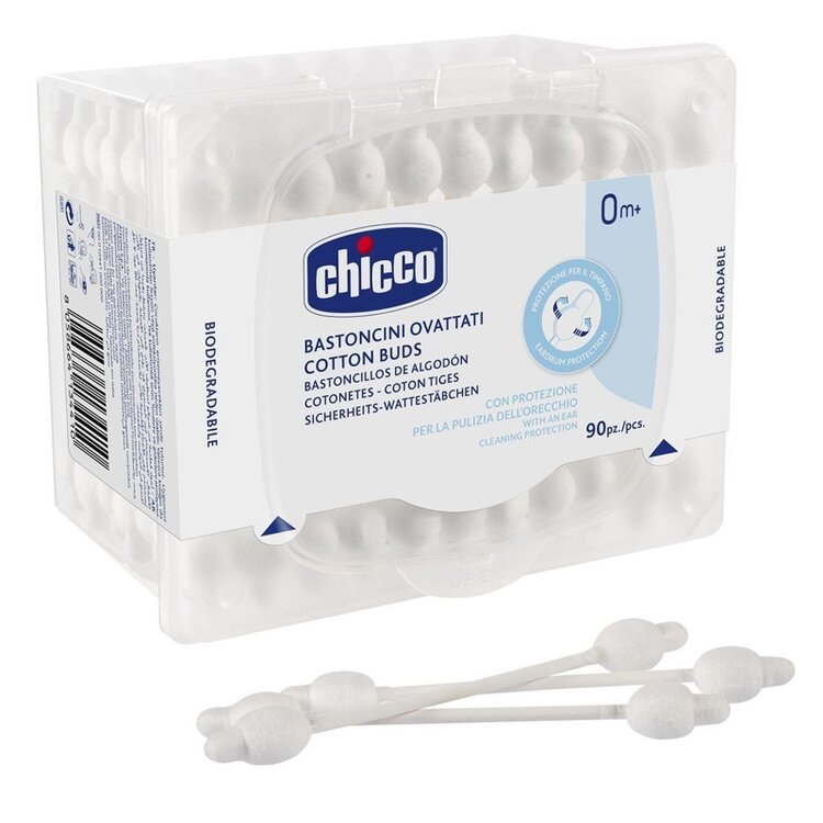 CHICCO Tyčinky vatové anatomické 90 ks Chicco