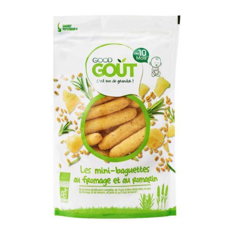 EXP: 28.07.2022 GOOD GOUT Mini bagetky s rozmarýnem a sýrem 70g Good Gout