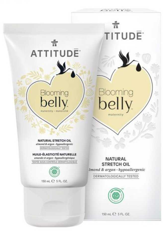 ATTITUDE Přírodní olej Blooming Belly pro těhotné a po porodu - argan a mandle 150 ml Attitude