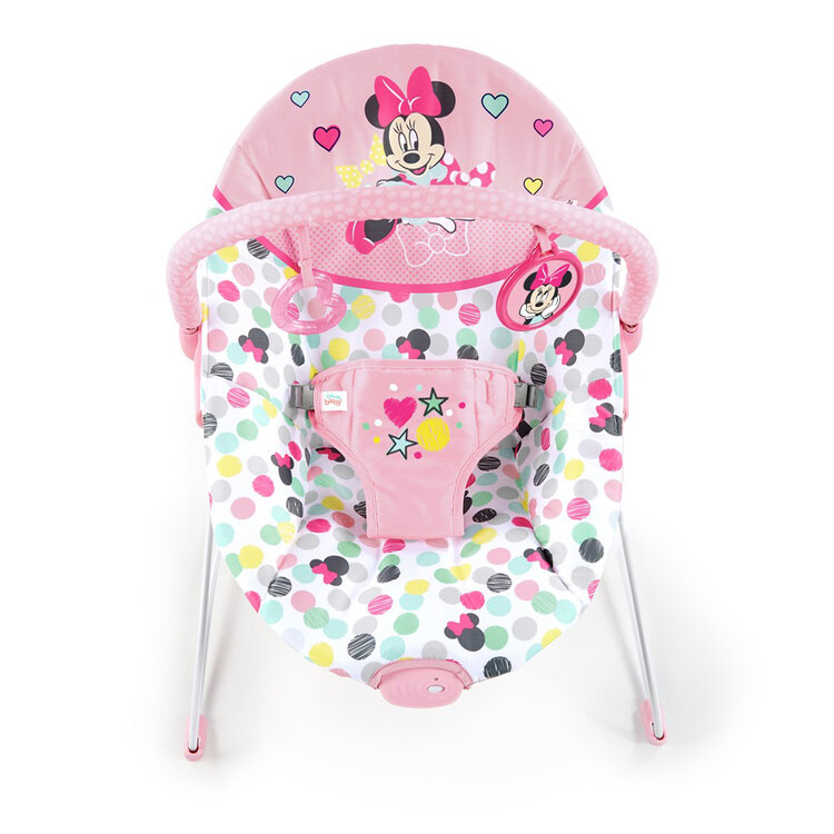 DISNEY BABY Lehátko vibrující Minnie Mouse Spotty Dotty 0 m+