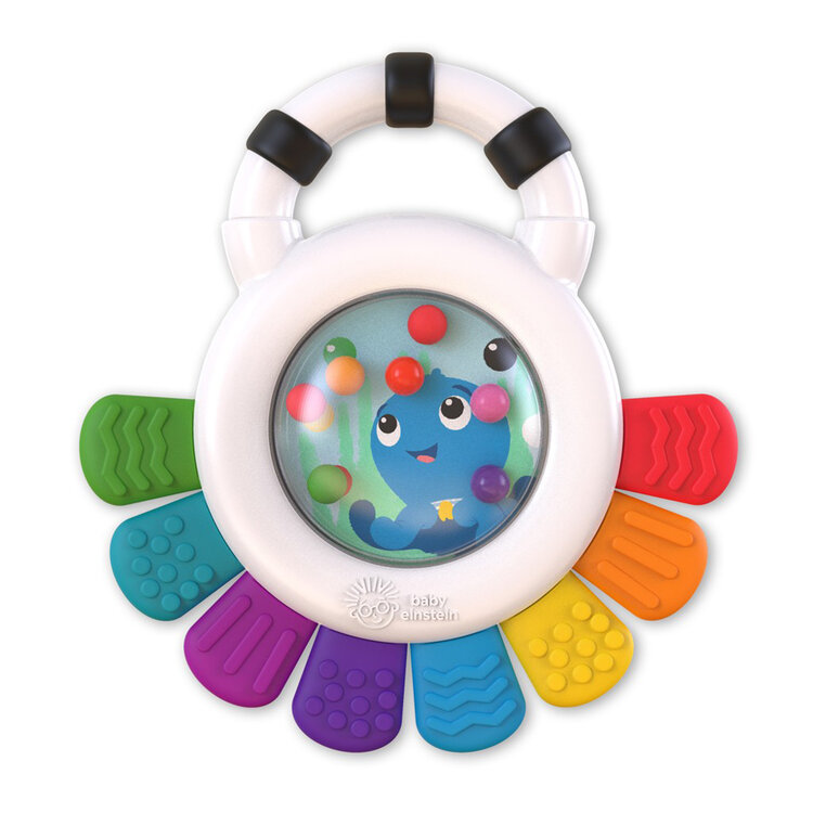 BABY EINSTEIN Hračka senzorická chrastítko a kousátko bez BPA Outstanding Opus™ 3m+ Baby Einstein