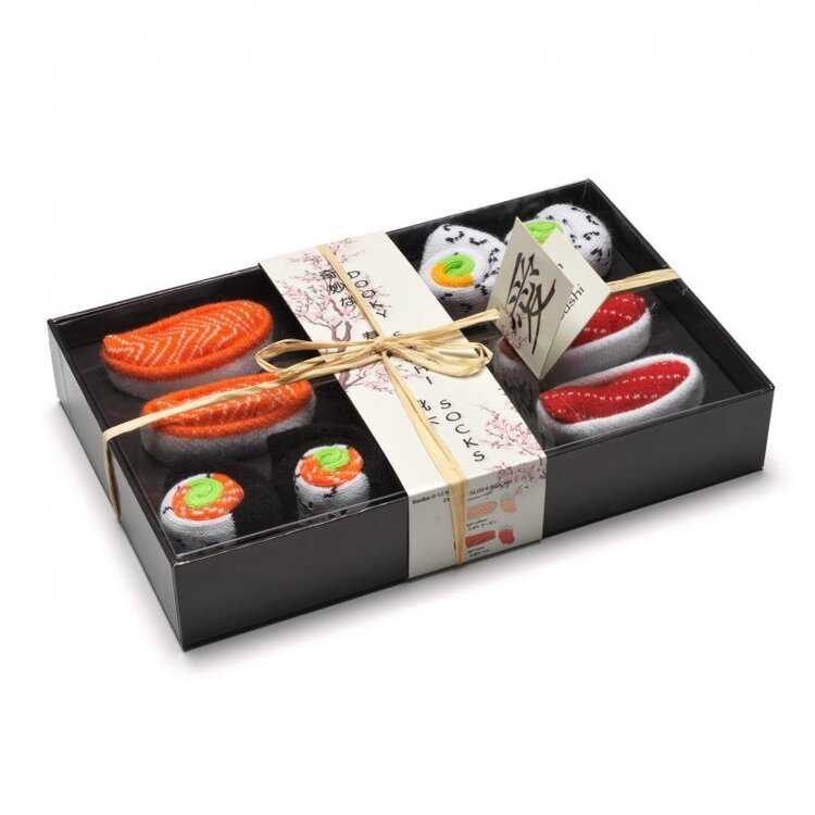 DOOKY Gift SUSHI ponožky 4 páry Dooky