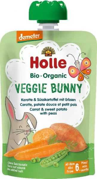 6x HOLLE Veggie Bunny Bio pyré mrkev