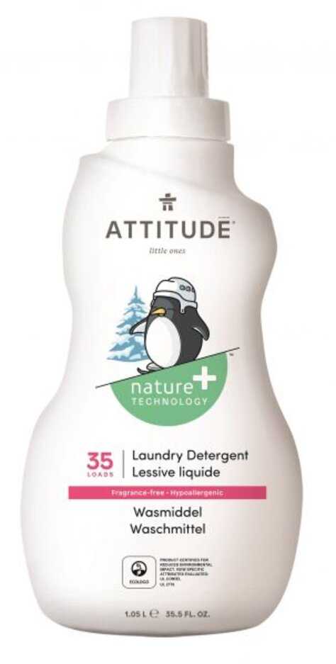 ATTITUDE Prací gel pro děti bez vůně 1050 ml (35 praní) Attitude