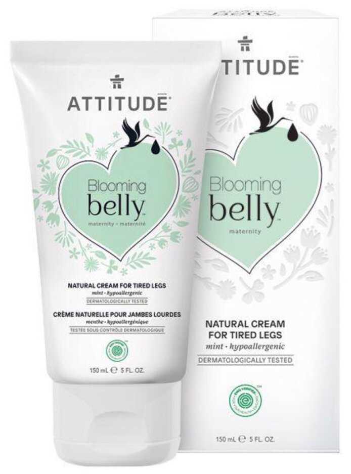 EXP: 10.07.2022 ATTITUDE Přírodní krém na unavené nohy Blooming Belly s mátou 150 ml Attitude