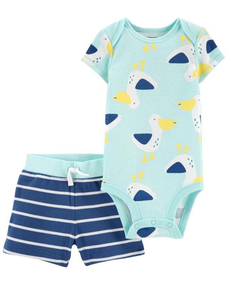 CARTER'S Set 2dílný body kr. rukáv