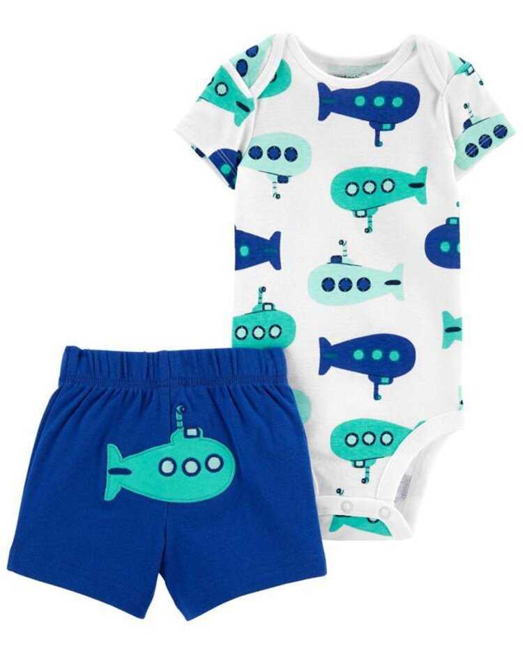 CARTER'S Set 2dílný body kr. rukáv