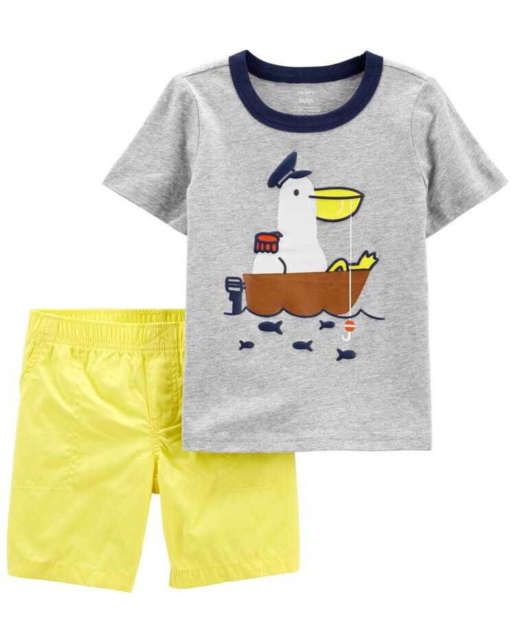 CARTER'S Set 2dílný tričko kr. rukáv