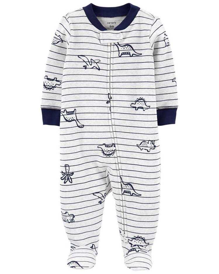 CARTER'S Overal zip oboustranný Grey Dino chlapec PRE Carter´s