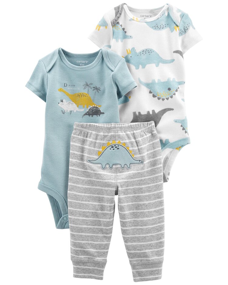 CARTER'S Set 3dílný body kr. rukáv 2 ks