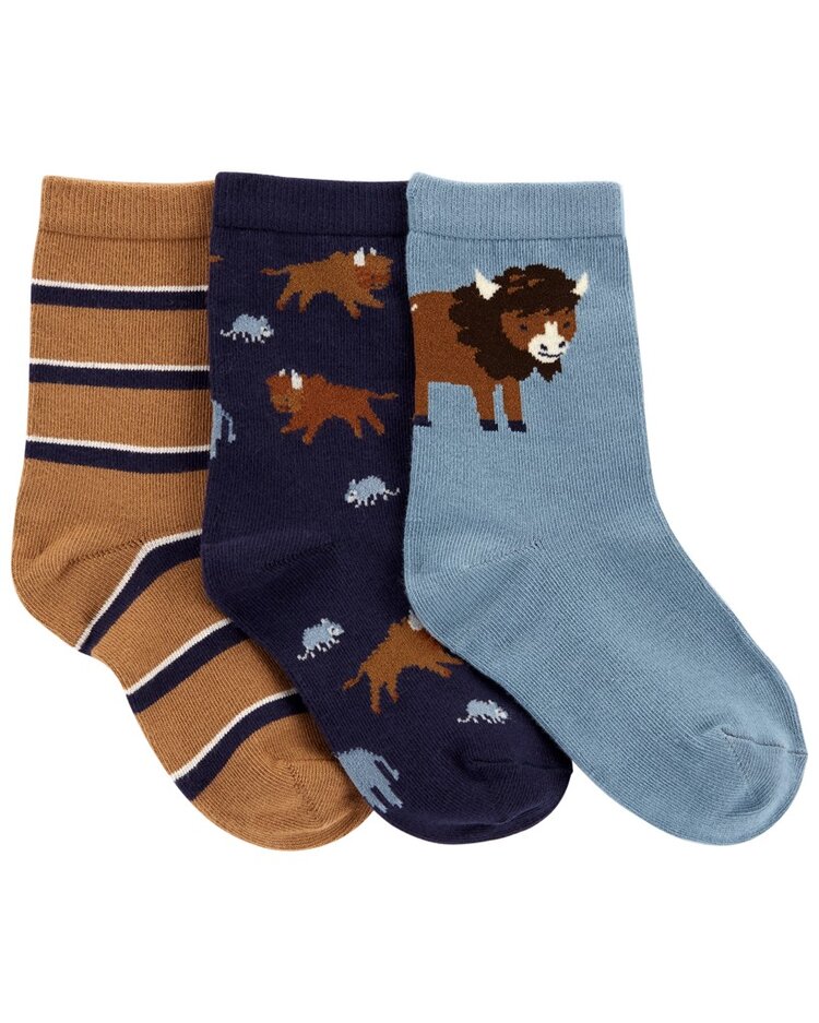 CARTER'S Ponožky Buffalo chlapec 3ks 3-12m Carter´s