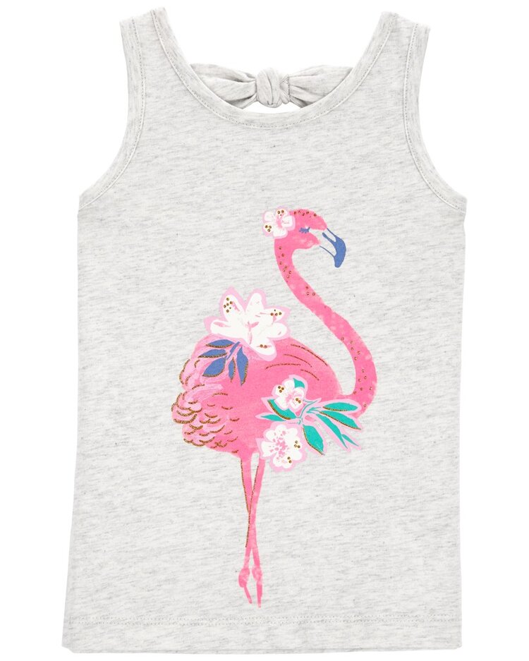 CARTER'S Triko na ramínka Pink Flamingo holka 12m Carter´s