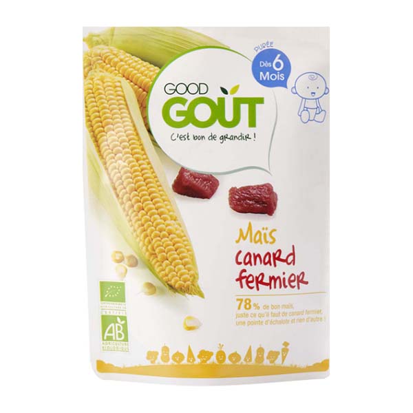 GOOD GOUT BIO Kukuřice s kachním masem 3x190 g Good Gout