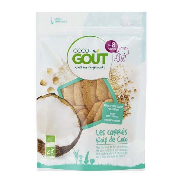 GOOD GOUT BIO Kokosové polštářky 3x50 g Good Gout