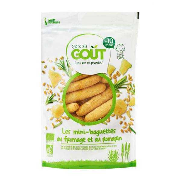 GOOD GOUT Mini bagetky s rozmarýnem a sýrem 3x70g Good Gout