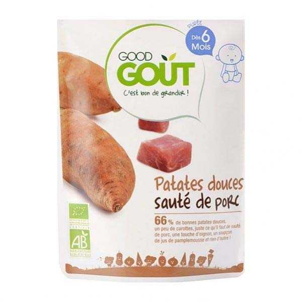 GOOD GOUT BIO Batáty s vepřovým masem 3x190 g Good Gout