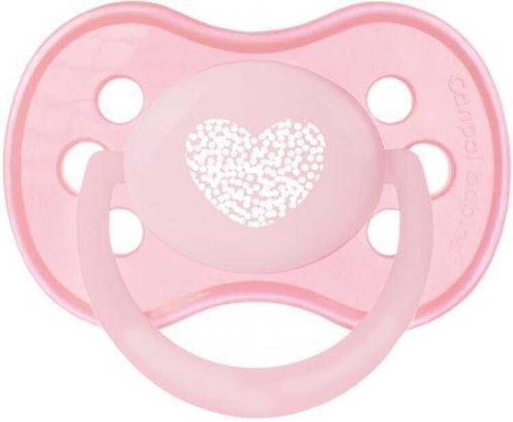 CANPOL BABIES Šidítko sil. Symetrické 18m+ Pastels růžové Canpol Babies