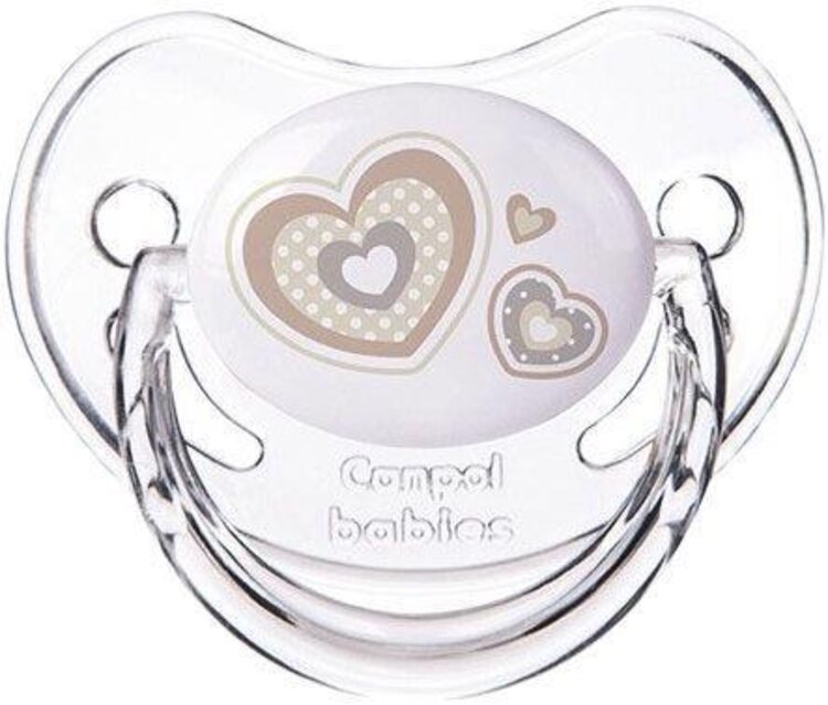 CANPOL BABIES Dudlík silikonový anatomický 6-18m Newborn Baby béžová Canpol Babies