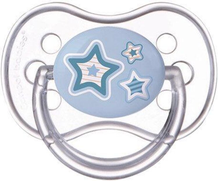 CANPOL BABIES Dudlík silikonový symetrický 0-6m Newborn Baby modrá Canpol Babies