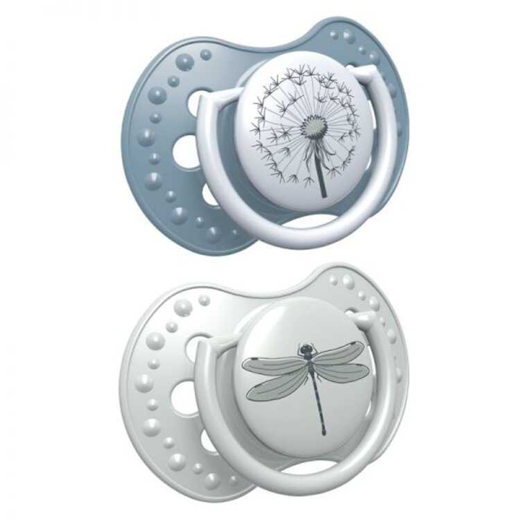 LOVI Utišující dudlík dynamický Botanic 6-18m 2 ks - kluk Lovi