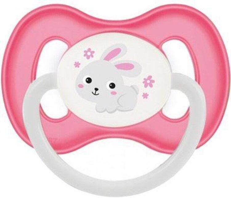CANPOL BABIES A - Dudlík kauč. třešinka 0-6m BUNNY & COMPANY – růžová Canpol Babies