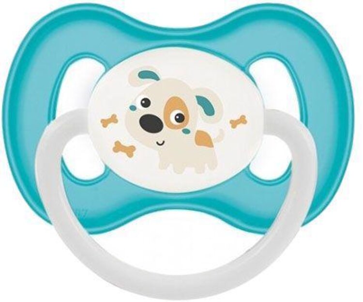 CANPOL BABIES Dudlík kaučukový třešinka 0-6m Bunny & Company tyrkys Canpol Babies