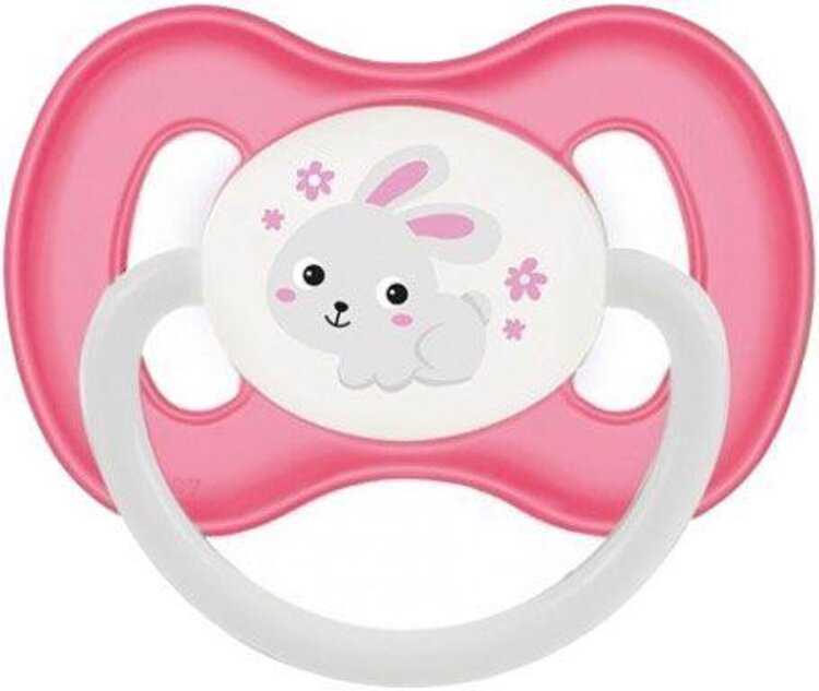 CANPOL BABIES Dudlík kaučukový třešinka 6-18m Bunny & Company růžová Canpol Babies
