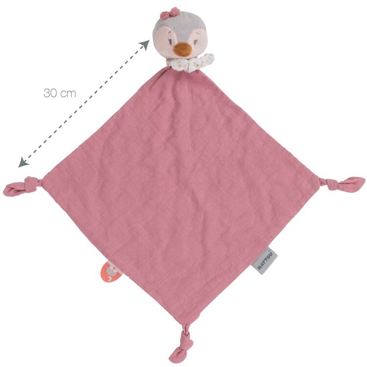 NATTOU Mazlíček maxi tučňák Sasha PS 52 x 52 cm Nattou