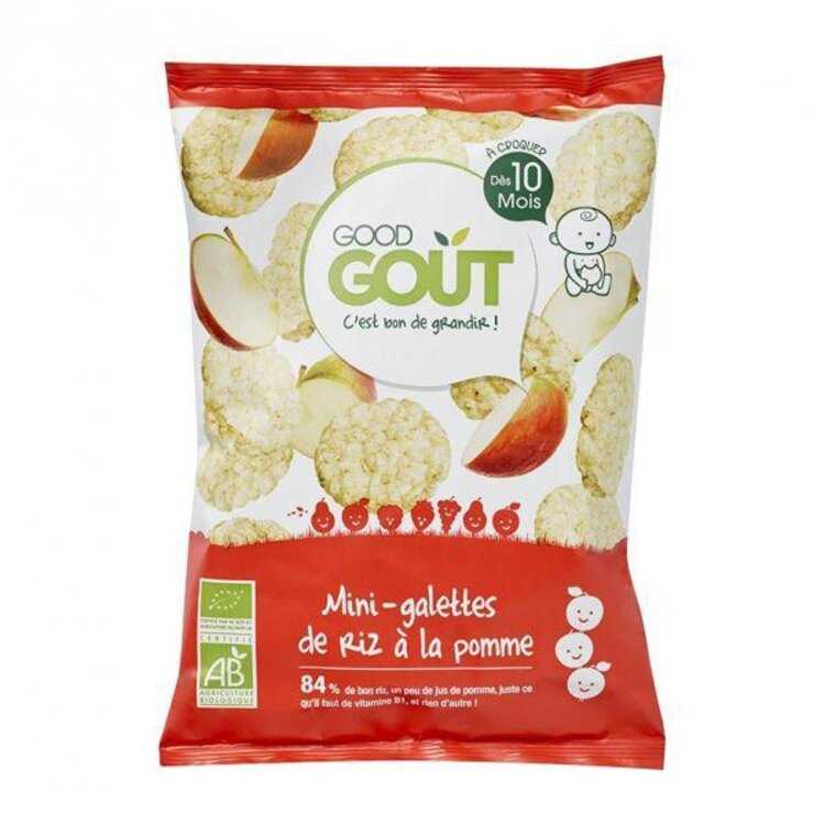 Good Gout BIO mini rýžové koláčky s jablky 40 g Good Gout