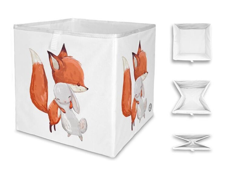 MR. LITTLE FOX Dětská úložná krabice Little friendship Mr. Little Fox