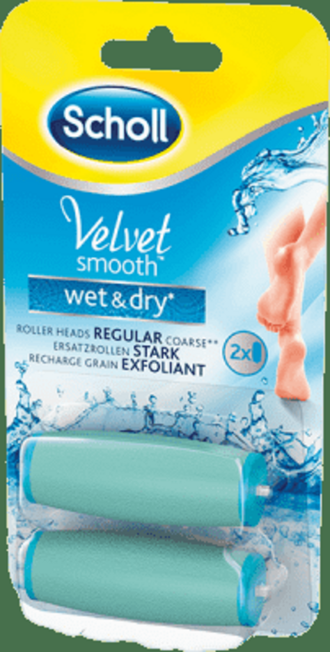 SCHOLL Velvet Smooth Náhradní hlavice do el. pilníku do vody Hrubé 2 ks Scholl